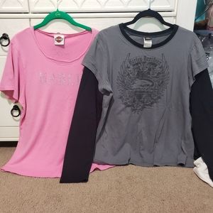 Set of 2 harley-davidson tops